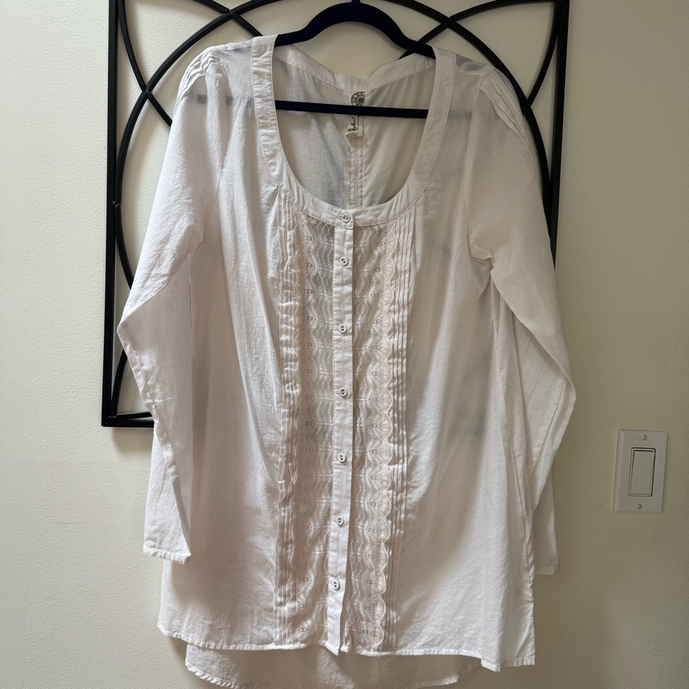 Free People Button-Down Blouse